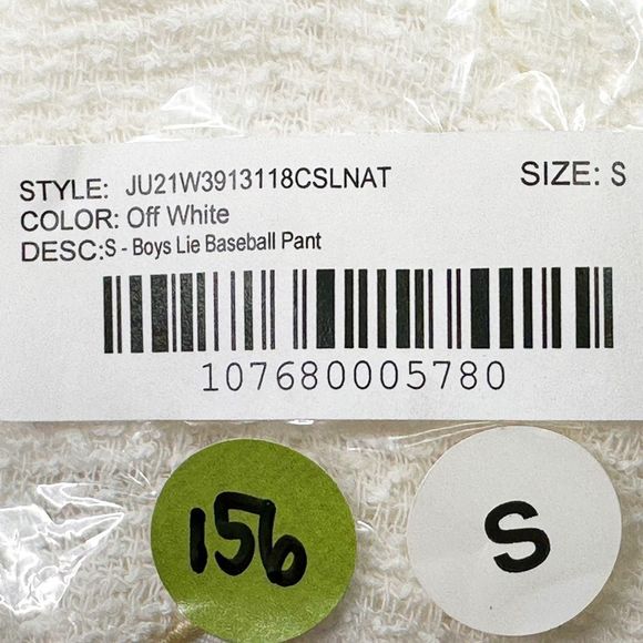 Boys Lie Off-White Embroidered Baseball Pants - Picture 8 of 8